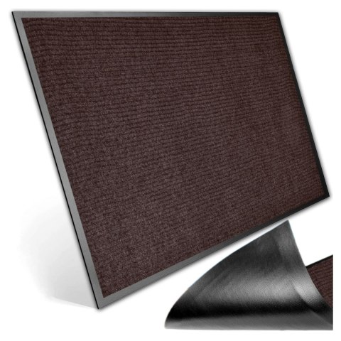 Wycieraczka do butów wejściowa pod drzwi 90x150 cm Valeria brązowa