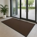Wycieraczka do butów wejściowa pod drzwi 90x150 cm Valeria brązowa