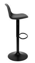 Hoker krzesło barowe RICARDO BLACK czarny