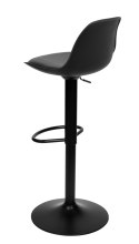 Hoker krzesło barowe RICARDO BLACK czarny