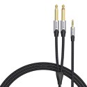 Kabel audio mini jack 3.5mm do 2x jack 6.35mm męski Vention BARHK 8m