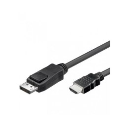 Techly ICOC-DSP-H12-010 adapter kablowy 1 m DisplayPort HDMI Typu A (Standard) Czarny