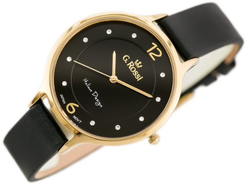 ZEGAREK DAMSKI G. ROSSI 10411A-1A2 NA PASKU (zg714f) + BOX