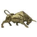 Byk - Figurka Dekoracyjna Złota - Symbol symbol siły i bogactwa - 43111Y1