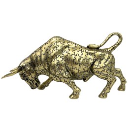 Byk - Figurka Dekoracyjna Złota - Symbol symbol siły i bogactwa - 43111Y1