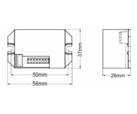 CZUJKA RUCHU Z ZEWNĘTRZNYM SENSOREM OR-CR-211 AC 230V