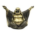 Figurka Buddy - Radosny Budda - Złota Dekoracja - 4406FJH