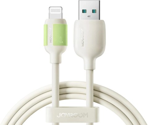 Kabel Joyroom S-A53 3A USB-A - Lightning z fluorescencyjną końcówką 2 m - beżowy