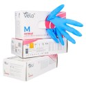 VELO NITRILE BLUE L Rękawice nitrylowe zabiegowe bezpudrowe, niebieskie, 100 szt.