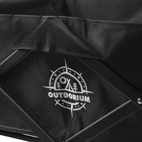 Wózek ogrodowy plażowy składany KORAL czarny