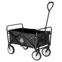 Wózek plażowy składany MAGNUM czarny