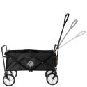 Wózek plażowy składany MAGNUM czarny