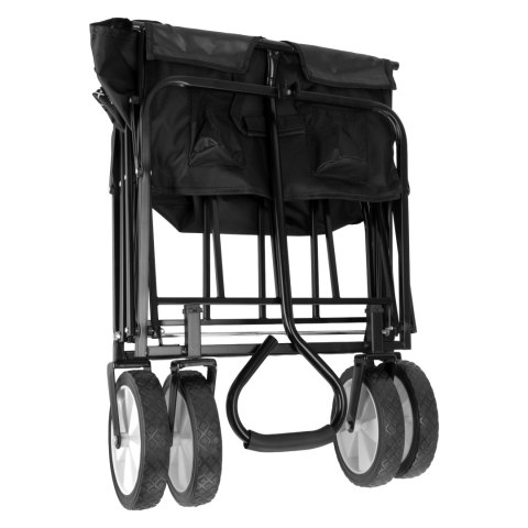 Wózek plażowy składany MAGNUM czarny