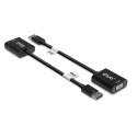 CLUB3D CAC-2013 adapter kablowy 0,228 m Displayport VGA Czarny