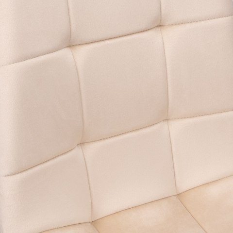 Krzesło welurowe MONTANA VELVET beżowe