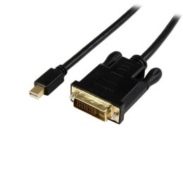 StarTech MDP2DVIMM3BS adapter kablowy 0,9 m Mini DisplayPort DVI-D Czarny
