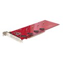 StarTech QUAD-M2-PCIE-CARD-B adapter Wewnętrzny M.2