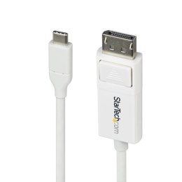 StarTech CDP2DP2MBW adapter kablowy 1,9 m DisplayPort USB Type-C Biały