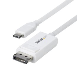 StarTech CDP2DP2MBW adapter kablowy 1,9 m DisplayPort USB Type-C Biały