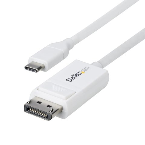 StarTech CDP2DP2MBW adapter kablowy 1,9 m DisplayPort USB Type-C Biały