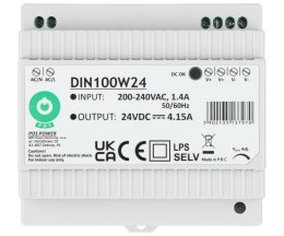 ZASILACZ IMPULSOWY DIN100W24 POS