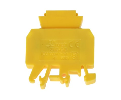 ZŁĄCZKA SZYNOWA Z WKŁADKĄ BEZPIECZNIKOWĄ ZUG-G/B DIN TS-35 Pokój