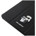 Karl Lagerfeld Book Cover Saffiano Magnetic Karl & Choupette - Etui iPad Air 11" M3 (2025) / iPad Air 11" M2 (2024) (czarny)