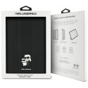 Karl Lagerfeld Book Cover Saffiano Magnetic Karl & Choupette - Etui iPad Air 11" M3 (2025) / iPad Air 11" M2 (2024) (czarny)