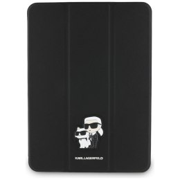 Karl Lagerfeld Book Cover Saffiano Magnetic Karl & Choupette - Etui iPad Pro 11