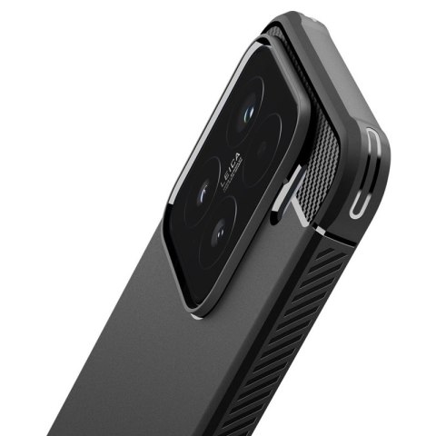 Spigen Rugged Armor - Etui do Xiaomi 15 (Matte Black)
