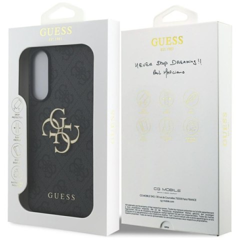 Guess Big 4G Logo Classic Logo - Etui do Samsung Galaxy S25 Edge (czarny)