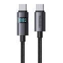 Kabel USB-C do USB-C Mcdodo CA-5610, 100W, wyświetlacz LED, 1.2m