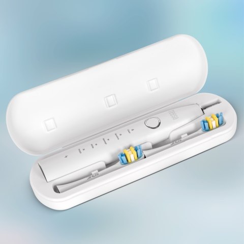 Soniczna szczoteczka do zębów TEESA SONIC 2 czarna , 5 trybów pracy, etui podróżne , USB typ C