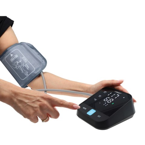 VITAMMY NEXT E5 Ciśnieniomierz elektroniczny naramienny, mówi po polsku, etui, zasilacz