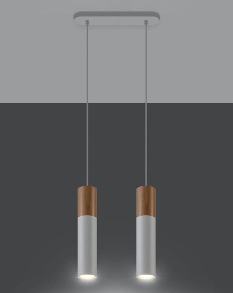 Lampa wisząca PABLO 2 biała