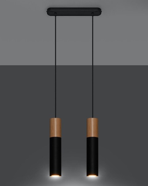 Lampa wisząca PABLO 2 czarna