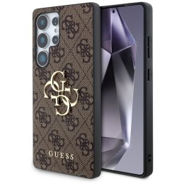 Guess Big 4G Logo Classic Logo - Etui do Samsung Galaxy S25 Ultra (brązowy)