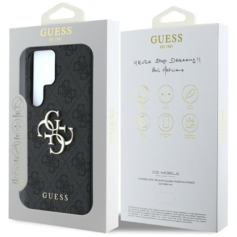 Guess Big 4G Logo Classic Logo - Etui do Samsung Galaxy S25 Ultra (czarny)