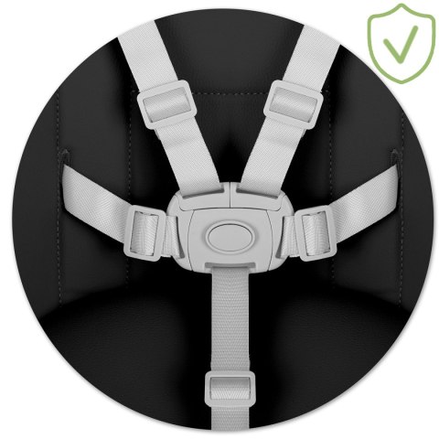 Krzesełko do karmienia Ricokids Mani czarne