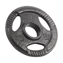 Obciążenie żeliwne olimpijskie zestaw 4x1.25kg, otwór 51mm, talerz z uchwytami, REBEL ACTIVE