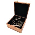 Sekstans Mosiężny w Pudełku Drewnianym - Replika - NC1517