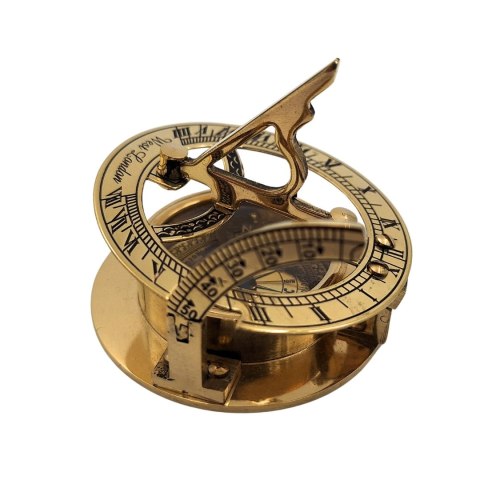 Zestaw Upominkowy Retro - Kompas, Luneta, Klepsydra w Pudełku Drewnianym - NC102365