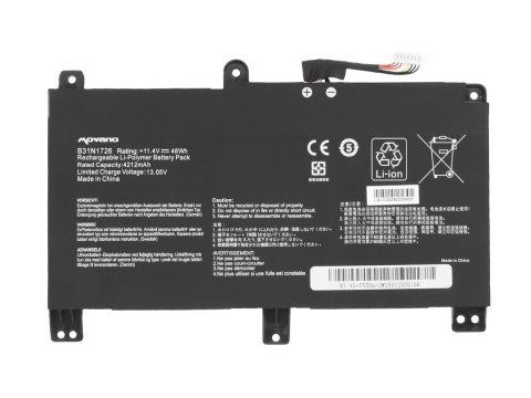 Bateria Movano do Asus TUF FX504, FX505, G531G