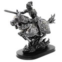 Figurka Rycerz na Koniu 31cm - polyresin ręcznie malowana - MC-23152