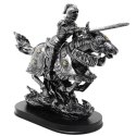 Figurka Rycerz na Koniu 31cm - polyresin ręcznie malowana - MC-23152