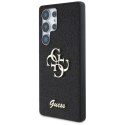 Guess Fixed Glitter Big 4G Metal Logo - Etui do Samsung Galaxy S25 Ultra (czarny)