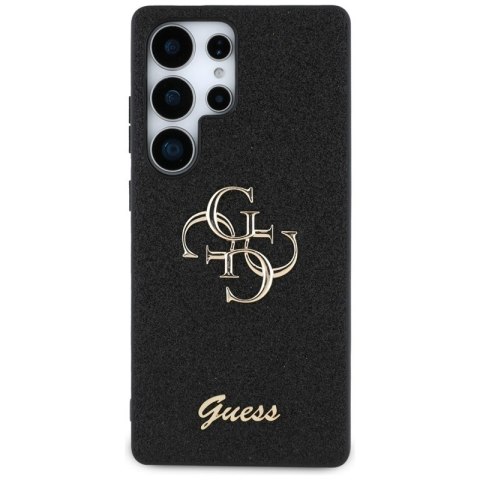 Guess Fixed Glitter Big 4G Metal Logo - Etui do Samsung Galaxy S25 Ultra (czarny)