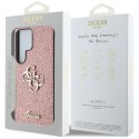 Guess Fixed Glitter Big 4G Metal Logo - Etui do Samsung Galaxy S25 Ultra (różowy)