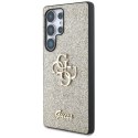 Guess Fixed Glitter Big 4G Metal Logo - Etui do Samsung Galaxy S25 Ultra (złoty)