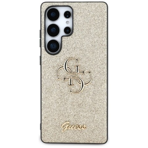 Guess Fixed Glitter Big 4G Metal Logo - Etui do Samsung Galaxy S25 Ultra (złoty)